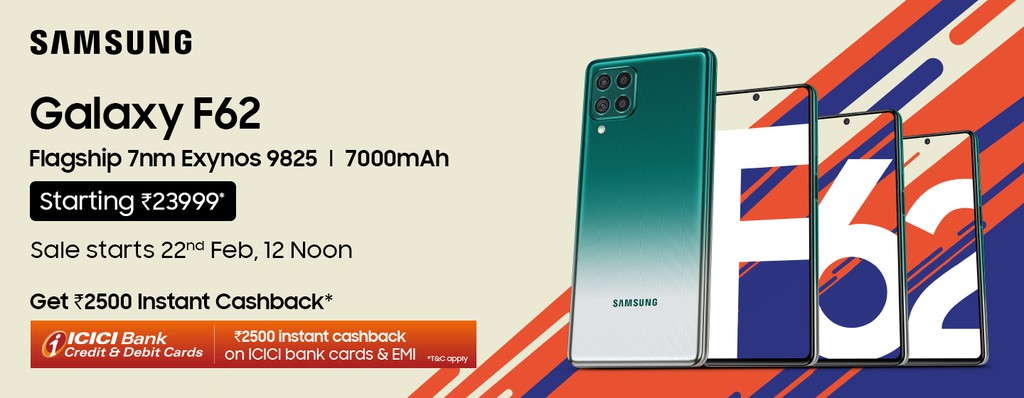 Samsung Galaxy F62 ra mắt: Exynos 9825, pin 7000mAh, giá từ 330 USD ảnh 3
