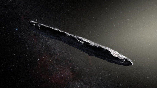 Vật thể không xác định sao chổi hay thiên thạch Oumuamua. 