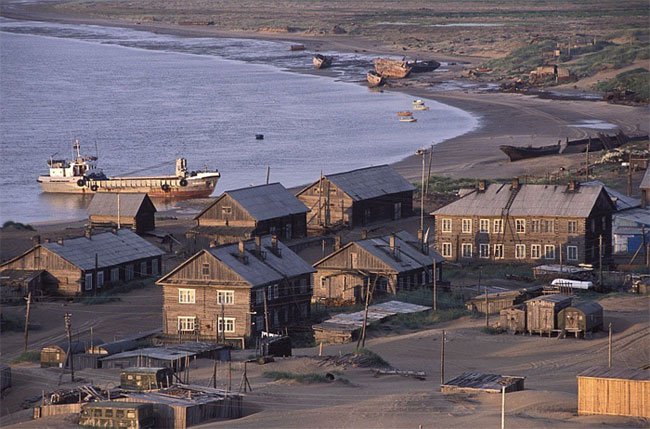 Shoyna từng là một cảng cá phát triển mạnh mẽ.