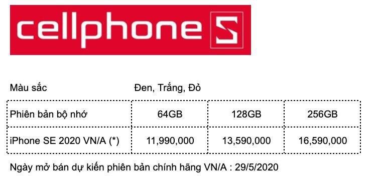 iPhone SE 2020 chính hãng tại Việt Nam: giá dự kiến từ 12 triệu ảnh 1
