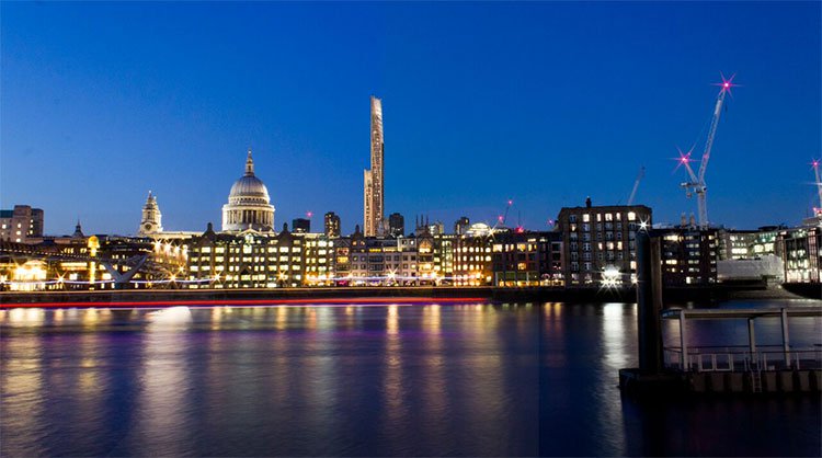 Tòa tháp 80 tầng sẽ là tòa nhà cao nhất thứ hai của London.