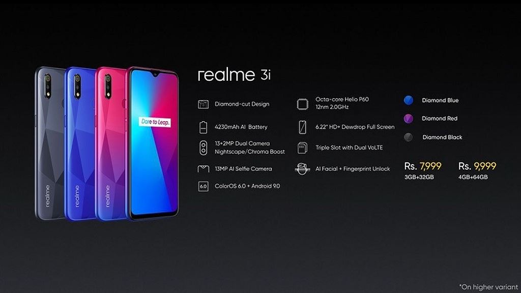 Realme 3i ra mắt: màn hình giọt nước, pin 4.230mAh, giá từ 116 USD ảnh 2