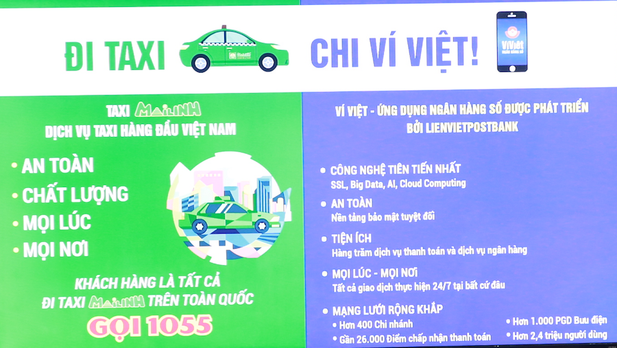 LienvietPostBank bắt tay Mai Linh cung cấp dịch vụ đi taxi chi ví Việt