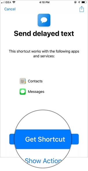 Cách hẹn giờ gửi SMS tự động trên iPhone