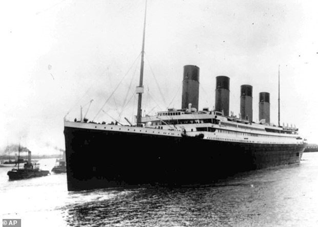 Bức ảnh tàu Titanic rời cảng Southamton ngày 10/4/1912, 4 ngày trước khi thảm họa xảy ra.
