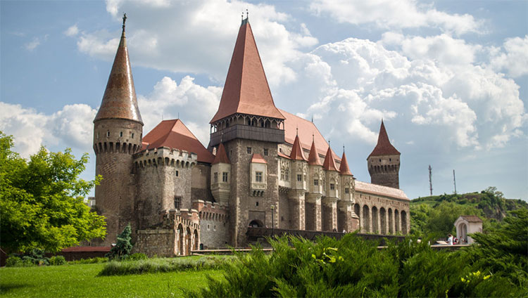 Lâu đài Corvin ở Romania.