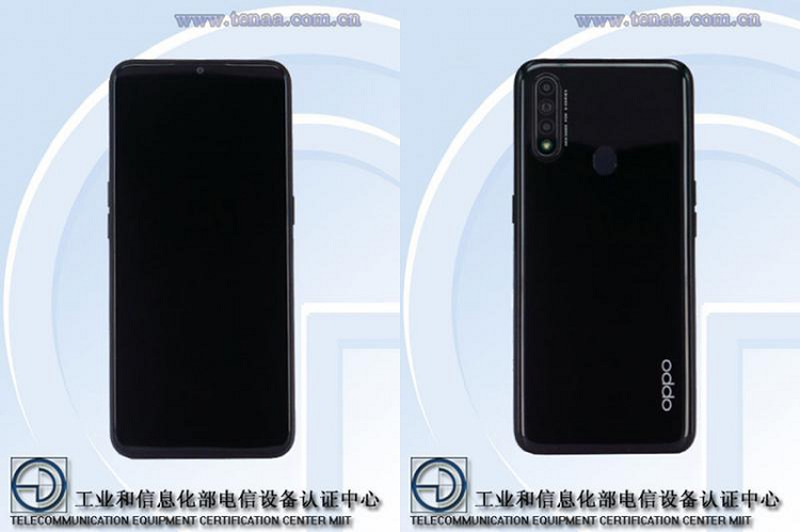 Smartphone OPPO man hinh 6.5 inch, ba camera sau xuat hien
