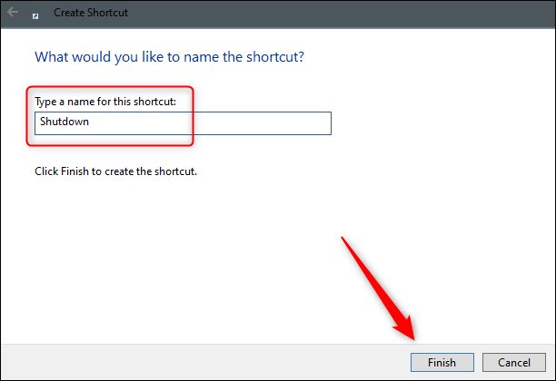 Hướng dẫn tạo shortcut Shutdown trên Windows 10 để tắt máy nhanh