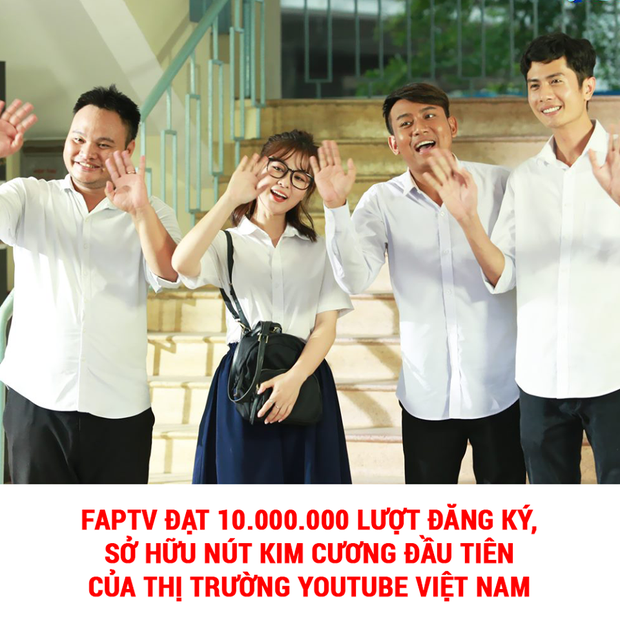 FAP TV: Từ ngày phát lương 50k/người mỗi tháng đến lúc thành viên nào cũng hot, trở thành nhóm hài đầu tiên của Việt Nam đạt nút kim cương Youtube - Ảnh 1.