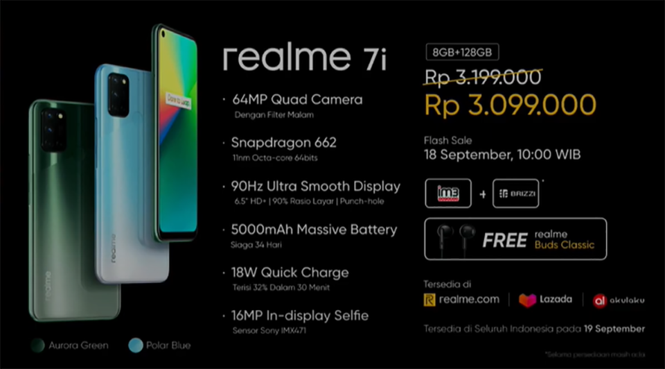 Realme 7i ra mắt: Snapdragon 662, RAM 8GB, màn hình 90Hz, pin 5.000mAh, giá 215 USD ảnh 4