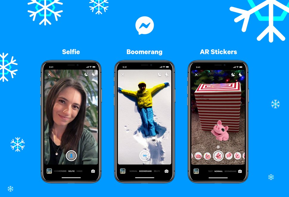 Facebook giới thiệu nhiều tính năng chụp ảnh mới cho Messenger