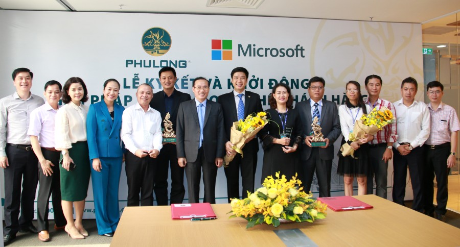 Địa ốc Phú Long hợp tác với Microsoft Việt Nam đẩy mạnh số hóa doanh nghiệp