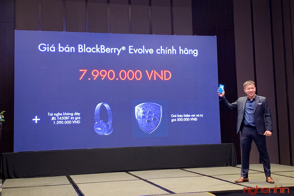 BlackBerry Evolve ra mắt tại Việt Nam: bảo mật cao, pin 4000 mAh, giá 8 triệu đồng ảnh 4