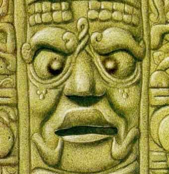  Người Maya để các vật đung đưa trước mắt trẻ mới sinh để khiến hai con ngươi của trẻ tụ vào một điểm (mắt lác) vĩnh viễn.