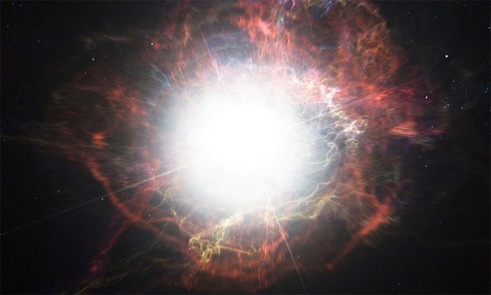Mô phỏng sao Betelgeuse trong vụ nổ siêu tân tinh