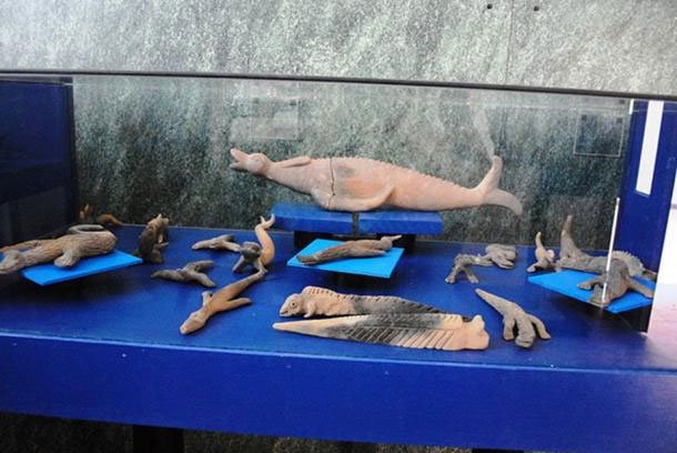 Bộ sưu tầm Acambaro còn có cả những bức tượng của những sinh vật biển