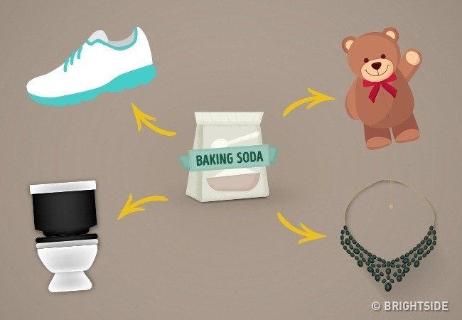 Baking soda có thể làm sạch đồ trang sức, bạc, phụ kiện kim loại...
