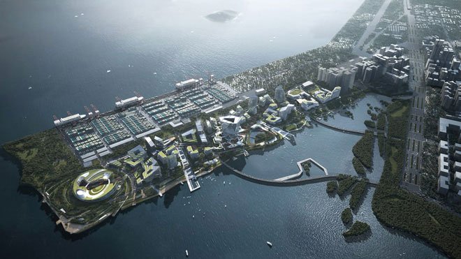 Net City, thành phố tương lai của Tencent.