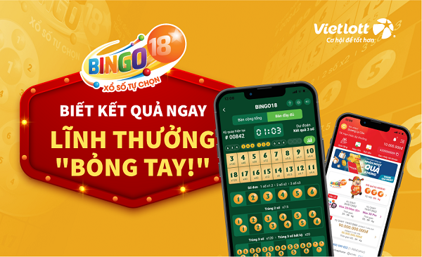 Thuê bao MobiFone đã có thể mua xổ số quay nhanh Bingo18 trên Vietlott SMS