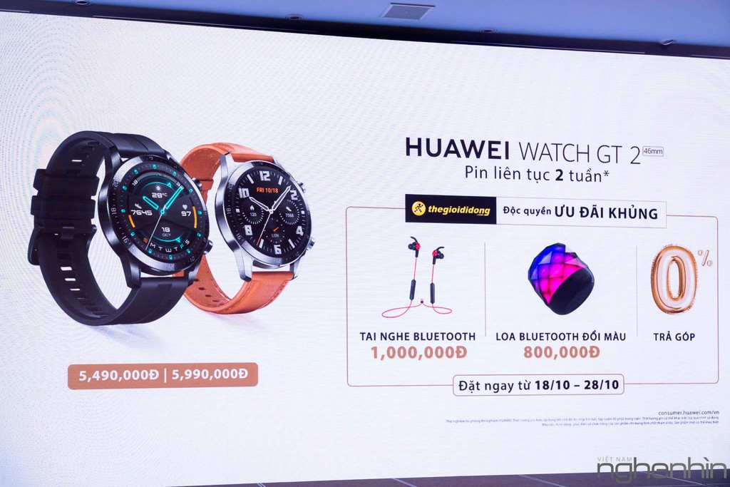 Huawei ra mắt Huawei Watch GT 2 tại Việt Nam: pin khủng, giá từ 5,5 triệu đồng  ảnh 24