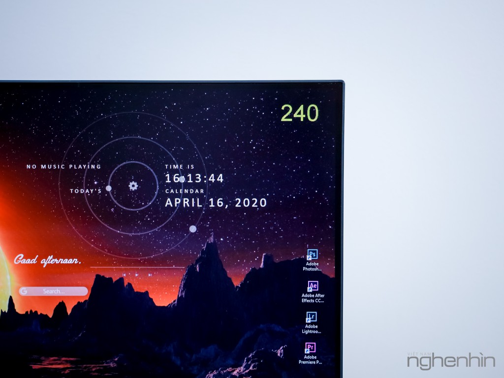 Cận cảnh màn hình gaming Acer Nitro VG252QX có tần số quét 240Hz giá chỉ 9 triệu ảnh 11