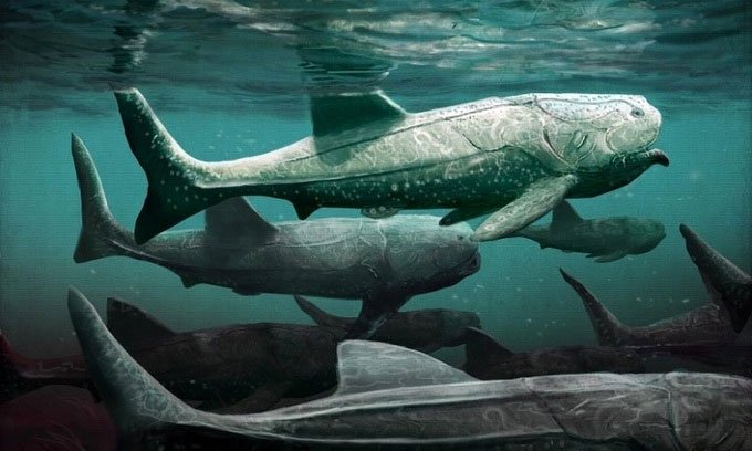Cá Titanichthys là loài cá da phiến khổng lồ sống ở cuối kỷ Devon.