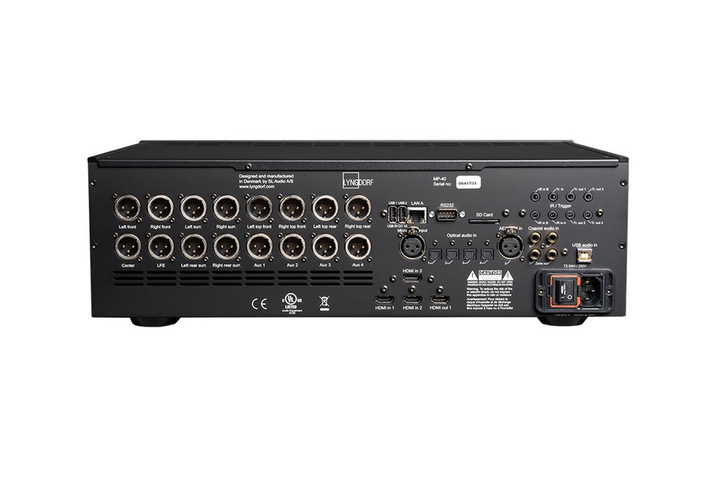 Lyngdorf giới thiệu surround processor 12 kênh nhì bảng MP-40, dành cho phòng phim ultra ảnh 2