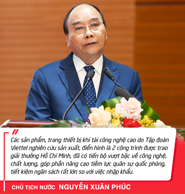 Chủ tịch nước trao Giải thưởng Hồ Chí Minh cho hai công trình về công nghệ quốc phòng