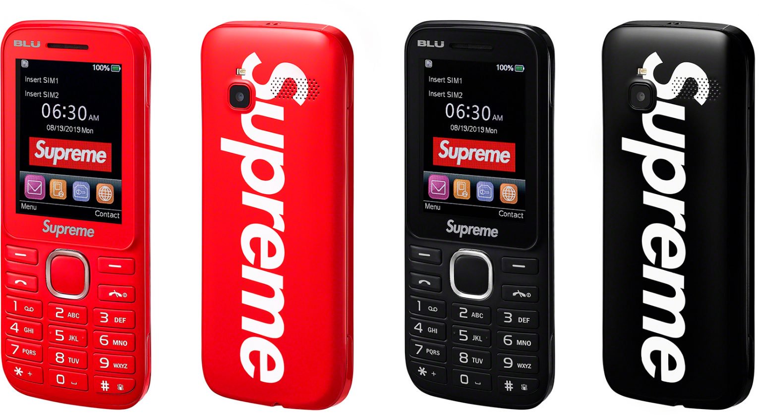 Supreme ra mắt điện thoại di động màn hình 2.4 inch cực ngầu