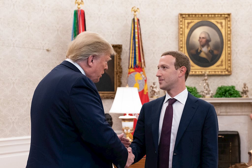 Mark Zuckerberg gặp Tổng thống Trump
