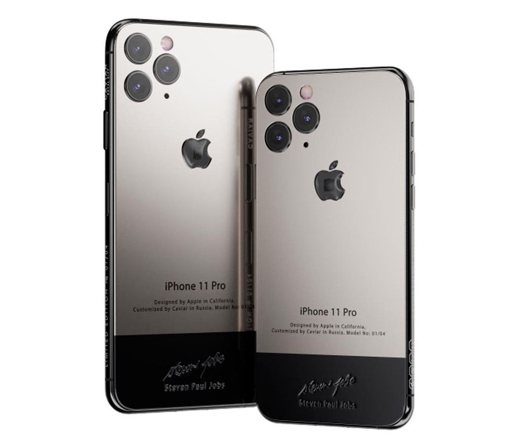 iPhone 11 Pro giá 6.000 USD: vỏ titan, đính vải áo len và chữ kỹ của Steve Jobs ảnh 1