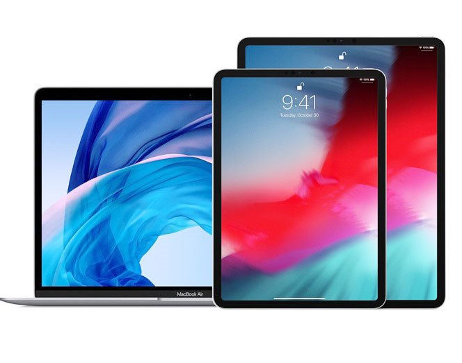 Chi tiết giá bán iPad Pro và Macbook Air 2018 chính hãng