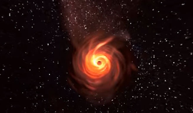 Hố đen Sagittarius A * nằm cách Trái Đất khoảng 26.000 năm ánh sáng 
