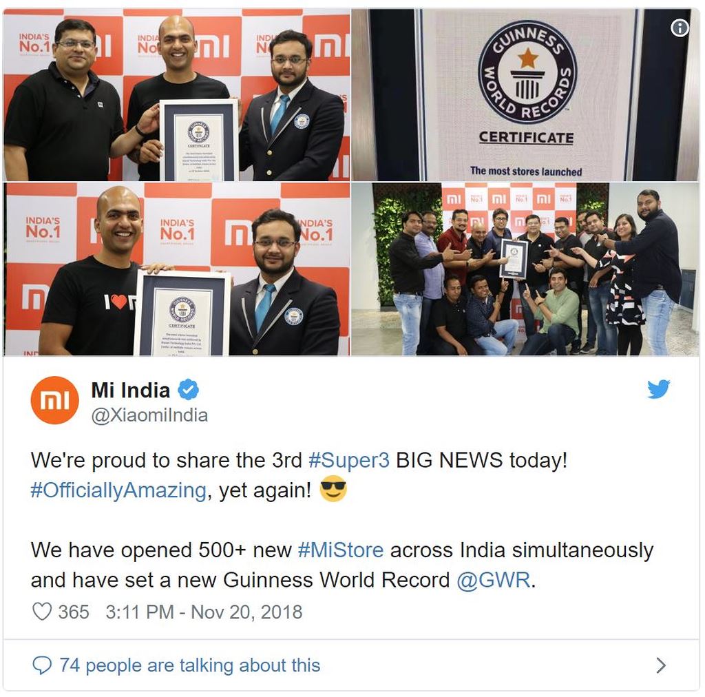Xiaomi lập kỉ lục Guinness khi mở 1 lúc 500 Mi Store ảnh 2
