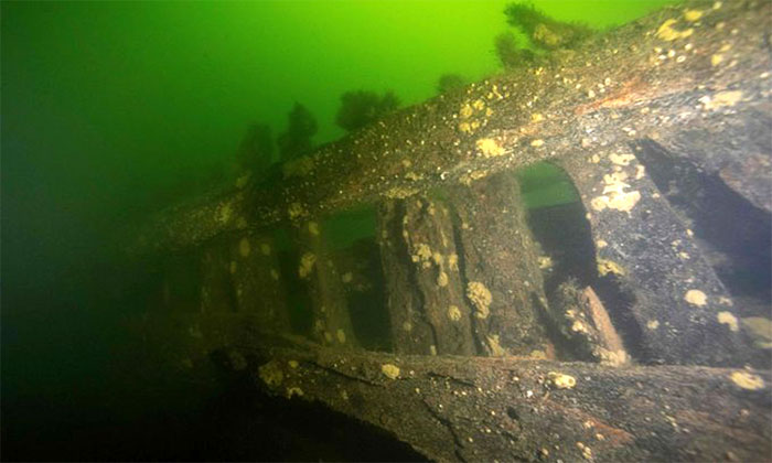 Xác tàu chiến từ thế kỷ 17 được phát hiện dưới biển Baltic
