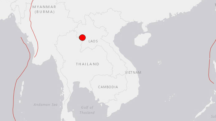 Rung lắc xảy ra do ảnh hưởng bởi trận động đất 6.1 độ richter tại Lào.