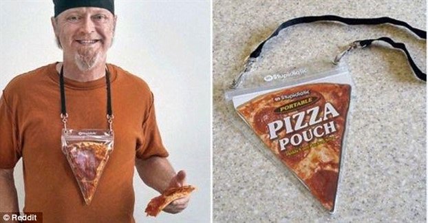 Nếu còn dư miếng pizza nào, túi đeo này sẽ giúp bạn đem chúng đi mọi nơi.