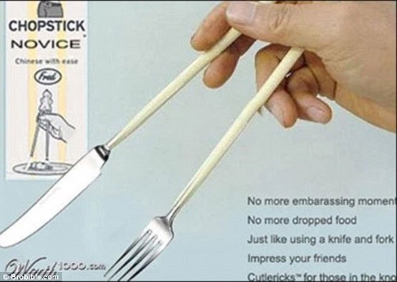 Mọi người không còn phải khó khăn khi dùng đũa.