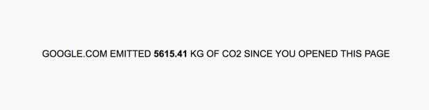 Google.com đã thải ra 5615,41 kg CO2 kể từ khi bạn bật trang web này lên.