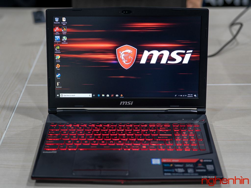 Trên tay 2 dòng laptop MSI GL63/GL73 và MSI GF63/GF75 tại Việt Nam ảnh 1