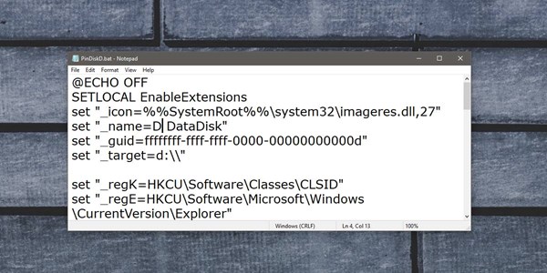 Windows 10: Ghim phân vùng và ổ cứng vào Navigation Bar trong File Explorer