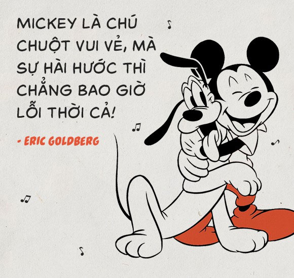 Bộ đôi huyền thoại chuột Mickey và chó Pluto.