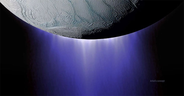Những mạch nước phun trào ở Enceladus