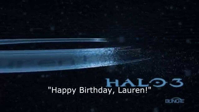 Lời chúc mừng sinh nhật trong Halo 3
