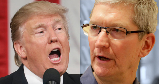 tong thong trump than thiet voi ceo apple tim cook co nao? hinh anh 2