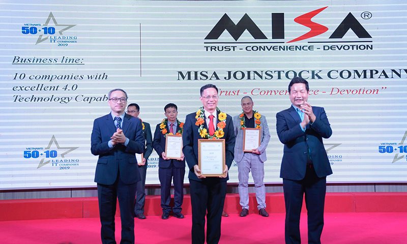 MISA tiếp tục lọt TOP 10 doanh nghiệp có năng lực công nghệ 4.0 tiêu biểu tại Việt Nam