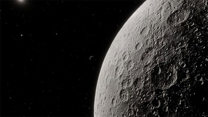 Khí quyển của Mặt Trăng rất mỏng và rất dễ bị phân rã vào vũ trụ