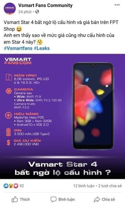 Chiêu giương đông kích tây của Vsmart trên thị trường Smartphone ảnh 4