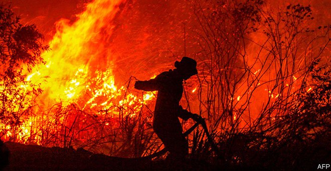 Cháy rừng đang đe dọa chất lượng không khí ở Indonesia.
