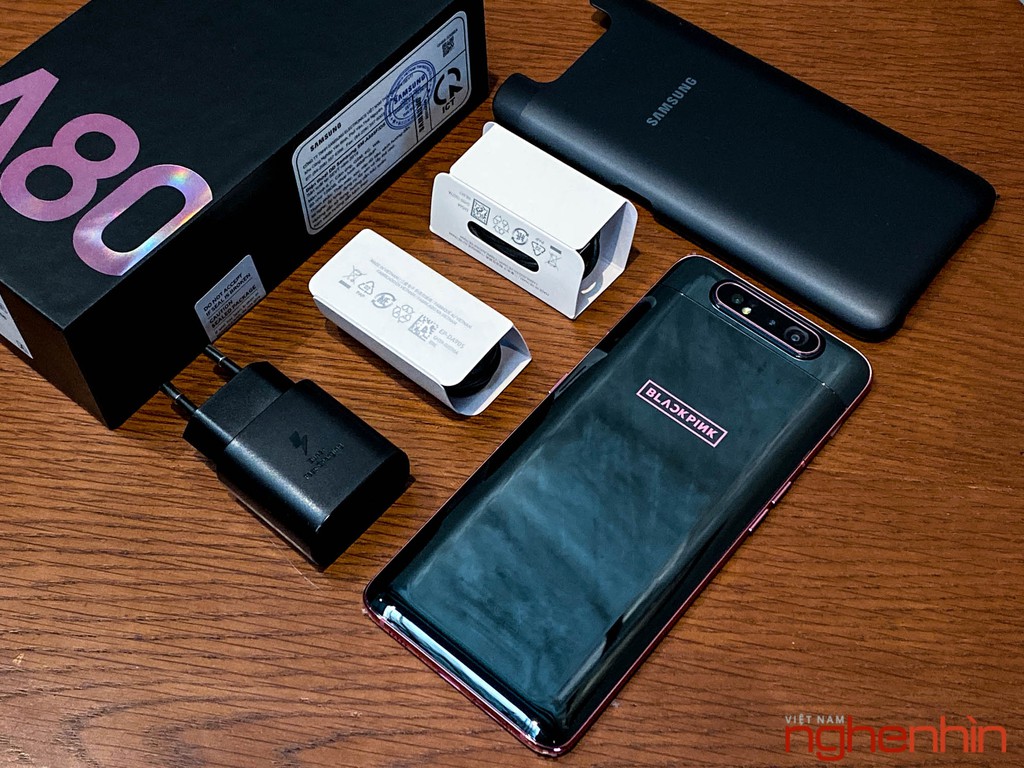 Đập hộp Galaxy A80 BlackPink Edition phiên bản giới hạn giá 23 triệu ảnh 1
